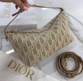 Сумка Christian Dior женский текстиль бежевый 189949