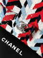 Сумка Chanel женский текстиль бордовый 194337-3