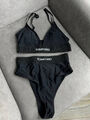 Купальник Tom Ford женский черный,серебристый 116897