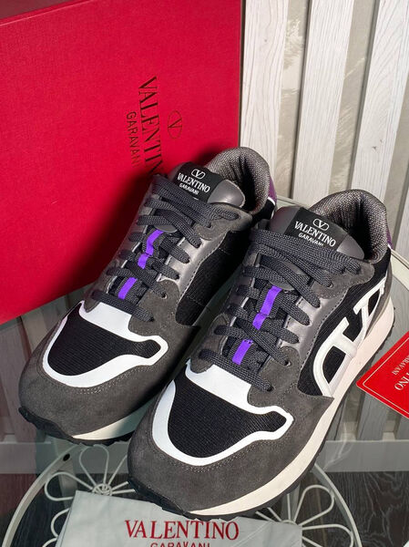 Мужские кроссовки Valentino мужской текстиль черный 145790-3