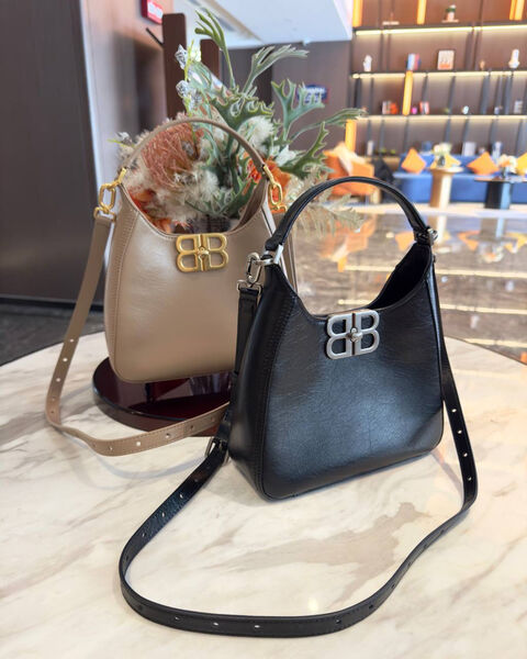 Сумка Balenciaga женский кожа черный 165826-4