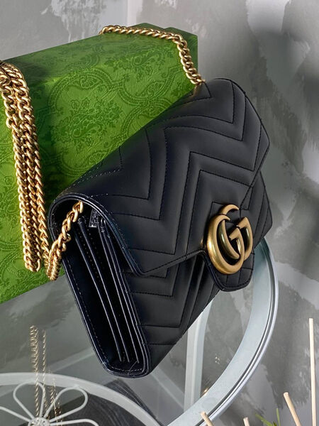 Сумка Gucci женский кожа черный 133411-3