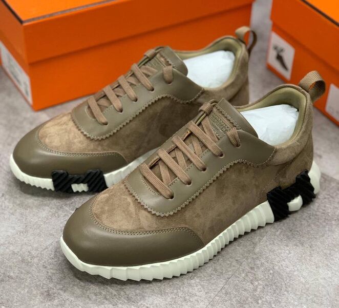 Кроссовки Hermès женский замша 200375