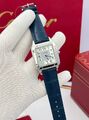 Мужские часы Cartier Suntos-Dumont мужской кожа синий q3396101-1