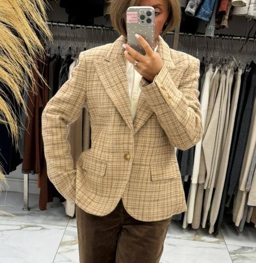 Пиджак Ralph Lauren женский бежевый 162948
