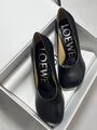 Туфли Loewe женский кожа черный 149570-2
