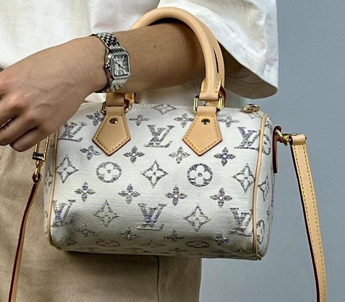 Сумка Louis Vuitton женский кожа белый 153142