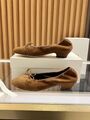 Балетки The Row женский замша коричневый p6897528-1-2