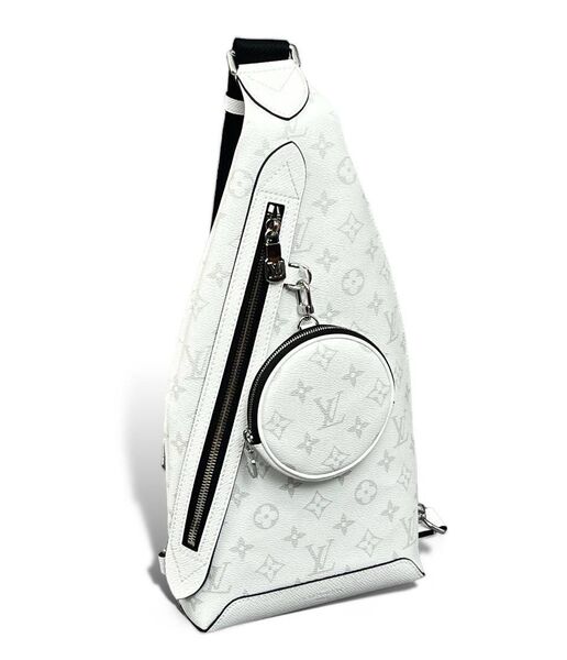 Мужская сумка слинг Louis Vuitton мужской кожа белый 132078