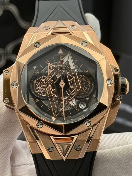 Мужские часы Hublot мужской черный a1325365-1-3