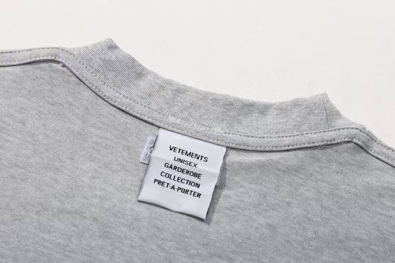 Футболка Vetements женский серый y6367055-1-5