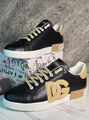 Мужские кеды Dolce & Gabbana мужской кожа черный 163487-8