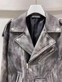 Куртка Balenciaga женский кожа графитовый 37484-2