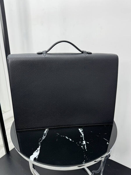 Мужской порфель Hermès мужской кожа черный 96815-9