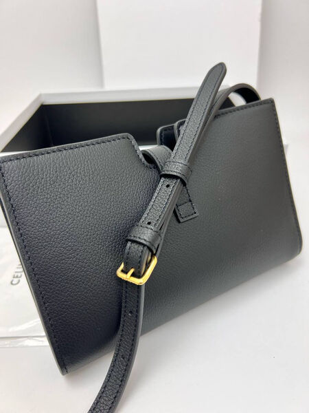 Сумка Celine женский кожа черный 179690-4
