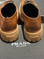 Лоферы Prada женский кожа бежевый 160761-4
