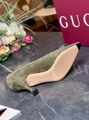 Женские туфли Gucci женский замша хаки u0695506-1-6