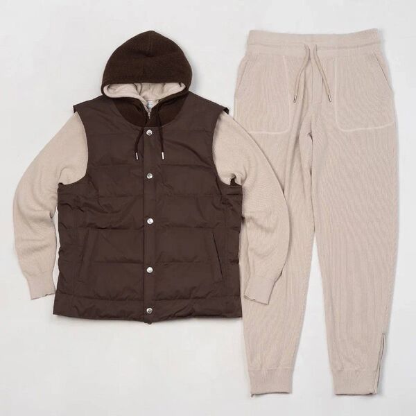 Мужской жилет Brunello Cucinelli мужской коричневый i7852179-1-7