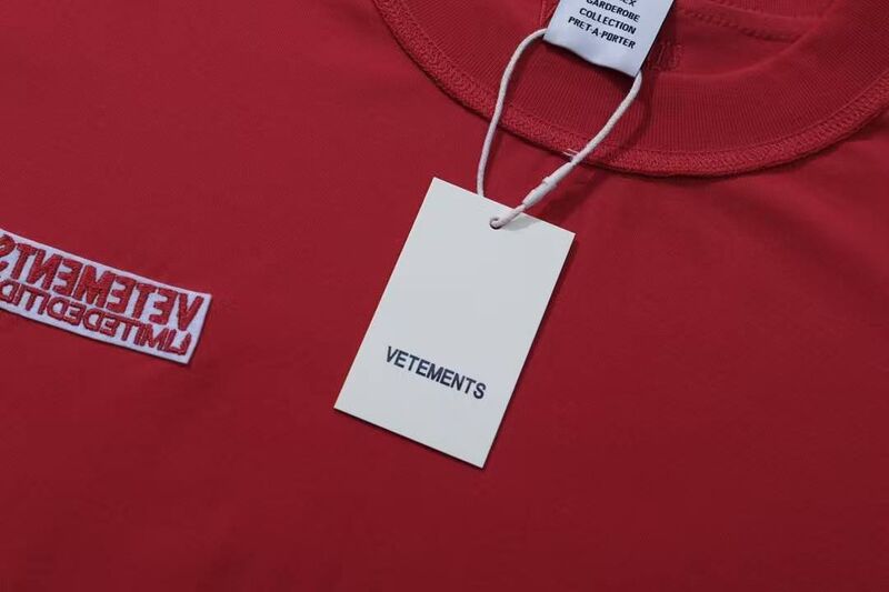 Футболка Vetements женский бордовый q5386076-1-2