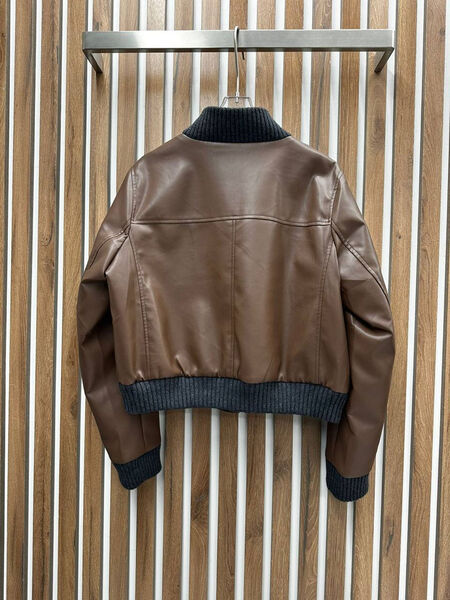 Куртка Brunello Cucinelli женский кожа 138124-5