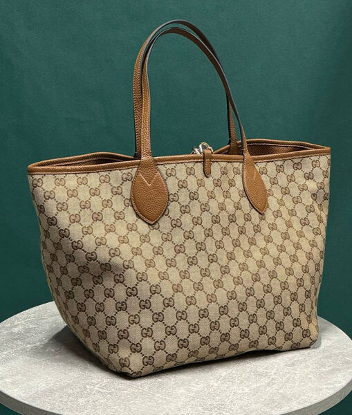 Сумка Gucci женский канва бежевый 192642