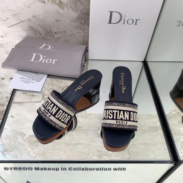 Мюли Christian Dior женский черный 54489-2