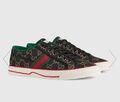 Кеды Gucci женский текстиль черный,серебристый 24839