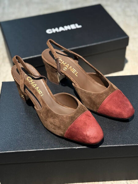 Туфли Chanel женский замша 195205-2