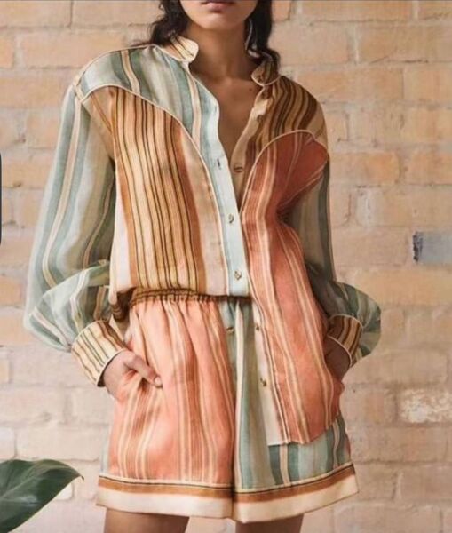 Костюм Zimmermann женский бирюзовый 178078