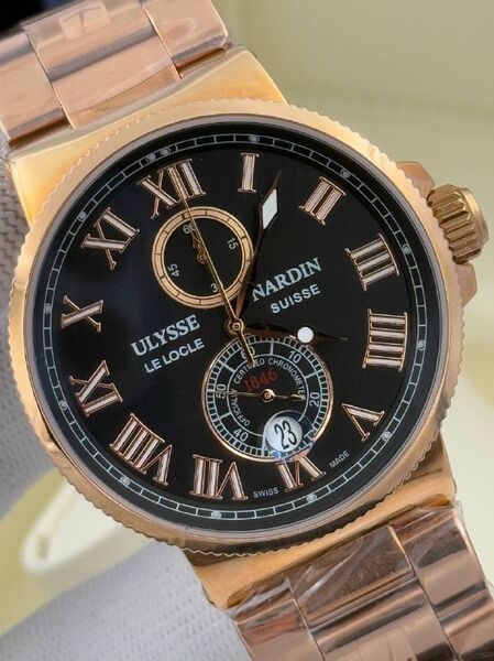 Мужские часы Ulysse Nardin мужской черный u6355543-1-3