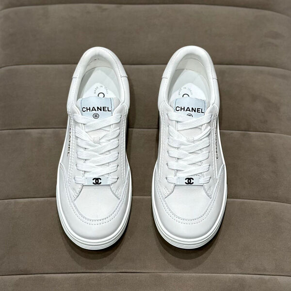 Кеды Chanel женский кожа белый 119025-2