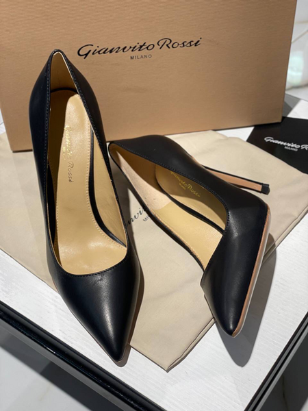 Туфли Gianvito Rossi женский кожа черный 80064-2