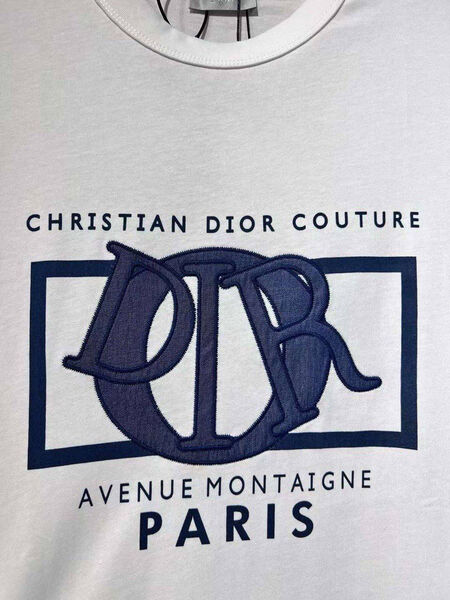Мужская футболка Christian Dior мужской белый 151348-4