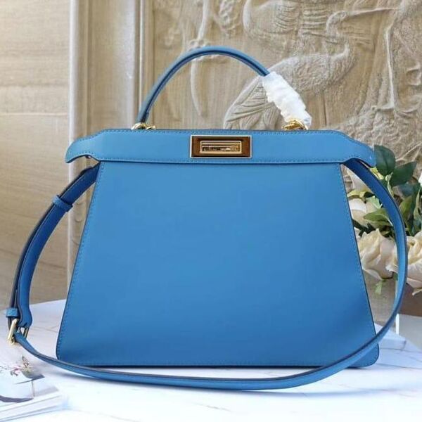 Сумка Fendi женский кожа бирюзовый 74516