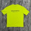 Мужская футболка Vetements мужской горчичный 143836-2