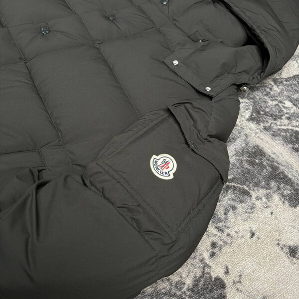 Мужской пуховик Moncler мужской черный 167503-4