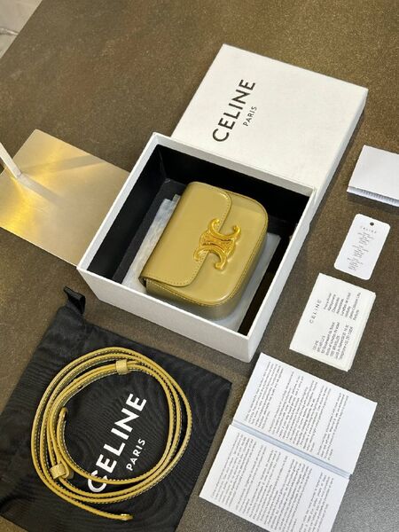 Сумка Celine женский кожа хаки e6931137-1-9