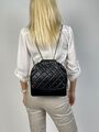 Рюкзак Chanel's Gabrielle женский кожа черный 65027-2