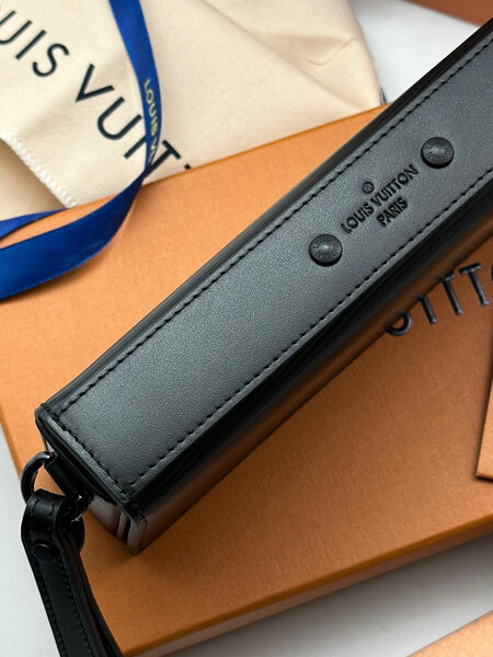 Мужской клатч Louis Vuitton мужской кожа черный 111479-2