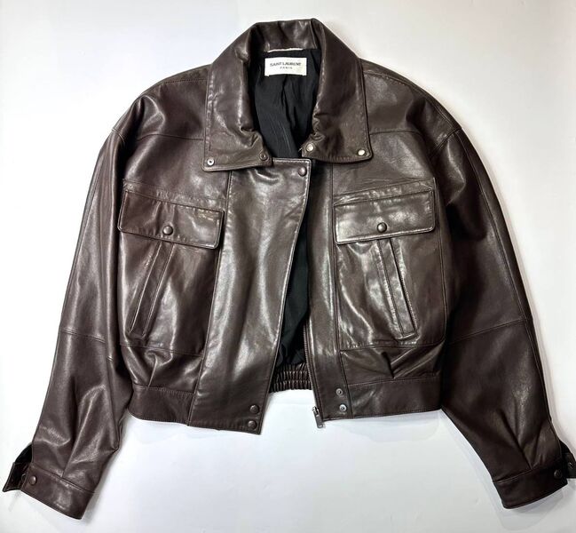 Куртка Saint Laurent женский кожа 174872