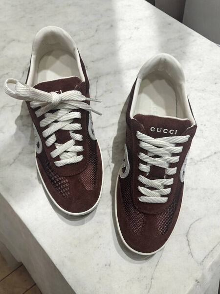 Кеды Gucci женский замша 180161-3