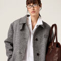 Пальто Miu Miu женский графитовый 159038-2