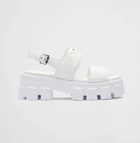 Сандалии Prada женский кожа белый 117035-4