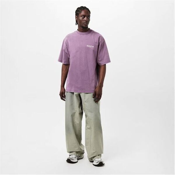 Футболка Balenciaga женский фиолетовый -8
