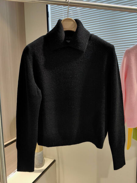 Свитер Prada женский вязаная ткань черный 159741-3