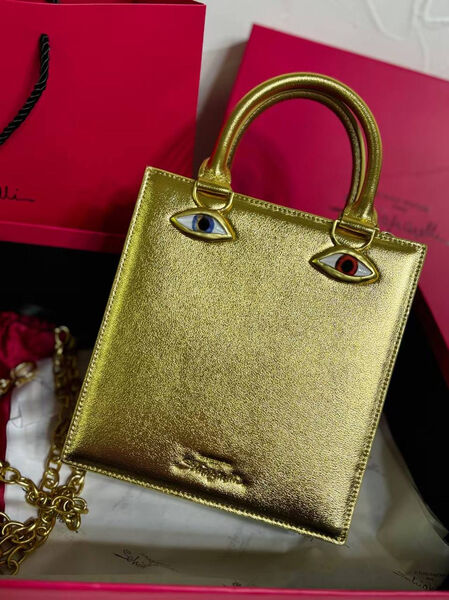 Сумка Schiaparelli женский кожа бронзовый 174278-2