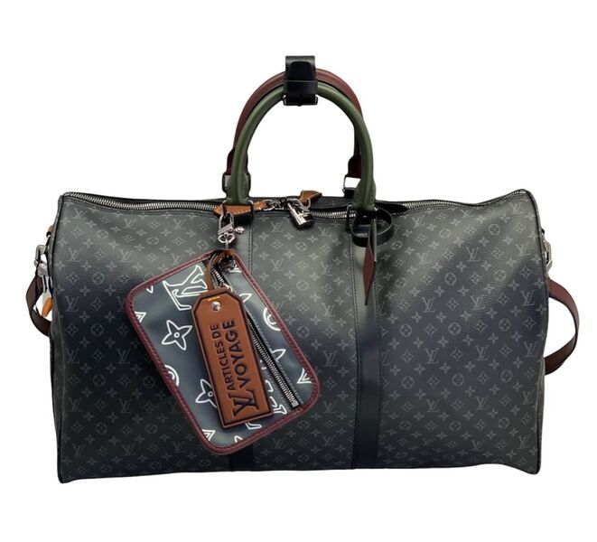 Дорожная сумка Louis Vuitton мужской канва черный 19236