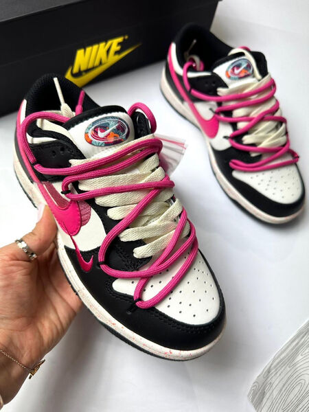 Кеды Nike женский кожа черный 120870-2