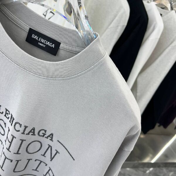 Мужской лонгслив Balenciaga мужской серый p9224702-1-3