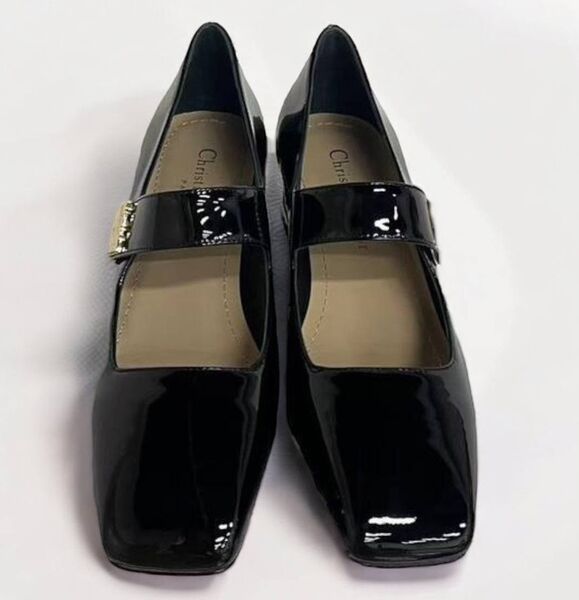 Туфли Christian Dior женский кожа черный 167937